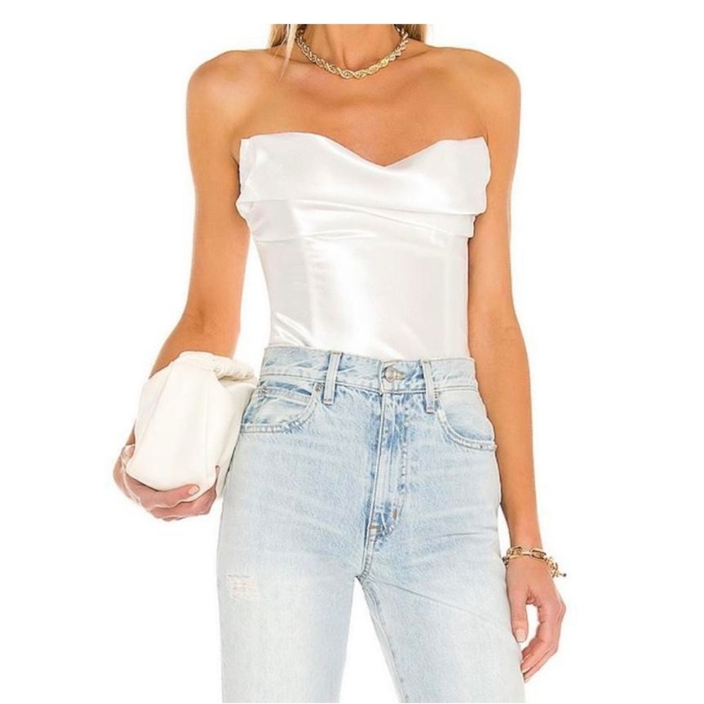 LOVERS AND FRIENDS ADLER TOP IN IVORY SIZE XS